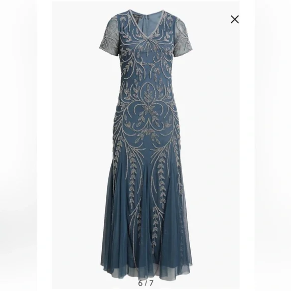 NWOT Pisarro Nights Beaded Mesh Gown Size 6 is available for purchase on au  PAY Market - Imported Goods Online Store Co.Ltd. | au PAY Market - Online  Shopping Site